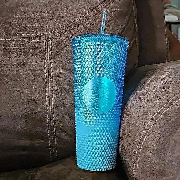 Starbucks Other - Starbucks Ombré Blue Studded 24oz